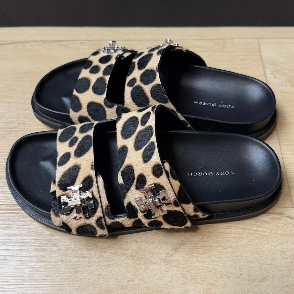 Tory Burch Turnlock Sport Slides, SIZE 7 US
